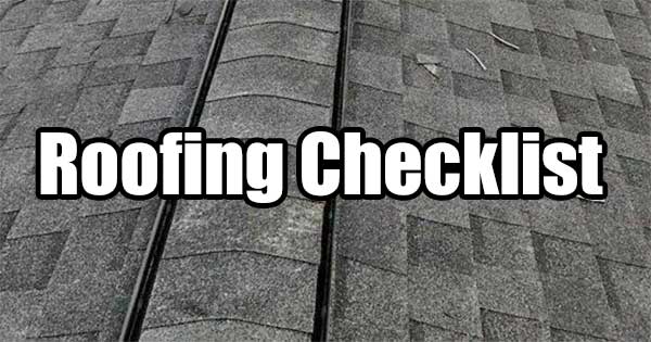 roofing checklist article